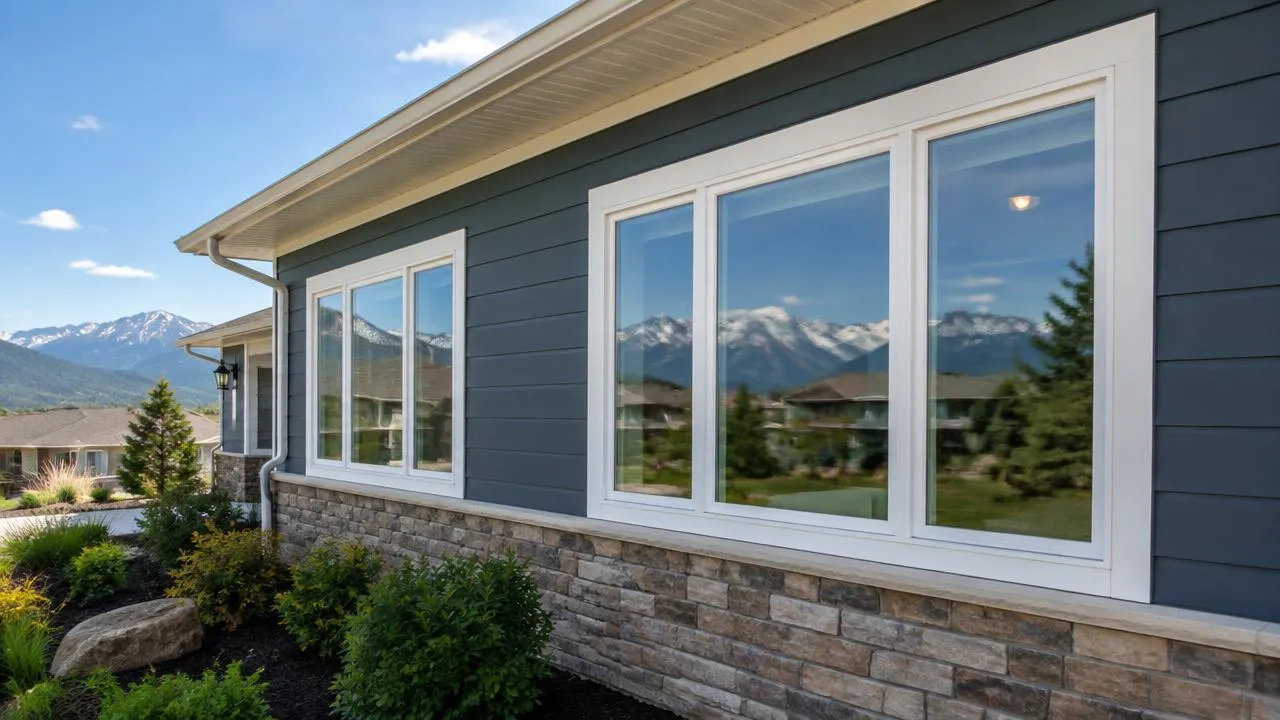 New replacement windows on a Colorado home